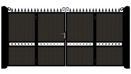 Bi-fold Composite Gates - The Sandbanks