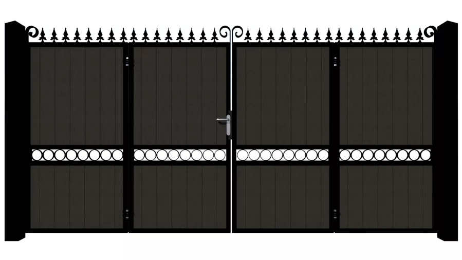 Bi-fold Composite Gates - The Sandbanks