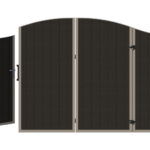 Bi-fold Composite Gates - The Shropshire - 3+1 open