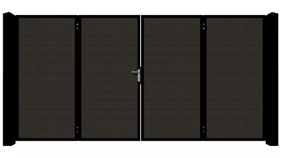 Bi-fold Composite Gates - The Warwickshire