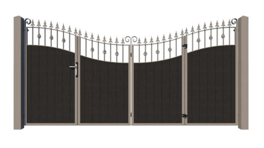 Bi-fold Composite Gates - The Westfield - 3+1