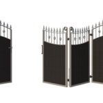 Bi-fold Composite Gates - The Westfield - 3+1 opening