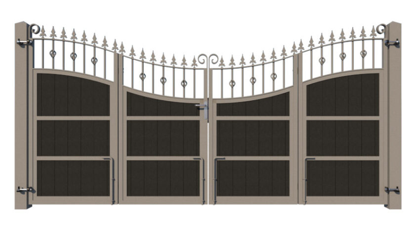 Bi-fold Composite Gates - The Westfield - rear
