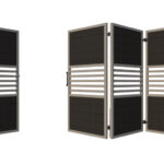 Bi-fold Composite Gates - The Westgate - 3+1 opening