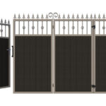 Bi-fold Composite Gates - The Wilton - 3+1 open
