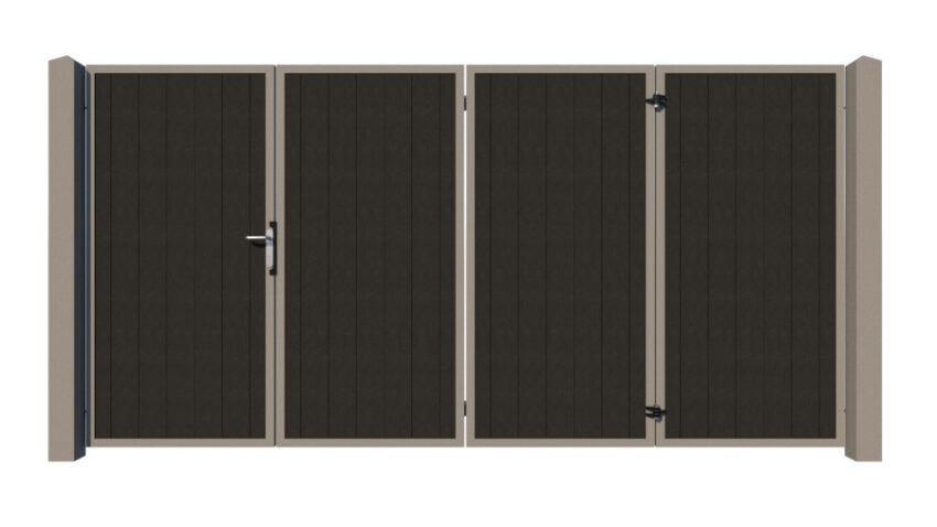 Bi-fold Composite Gates - The York - 3+1
