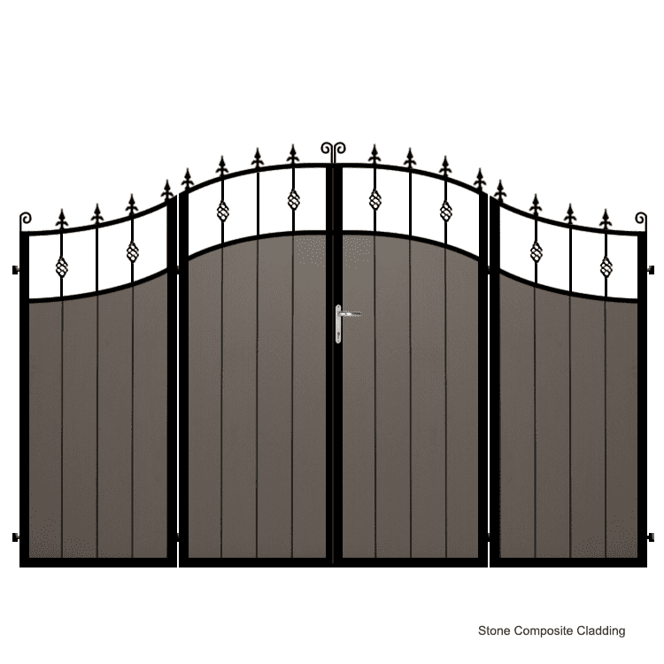 Composite Bi-fold Driveway Gate - The Aberdeen