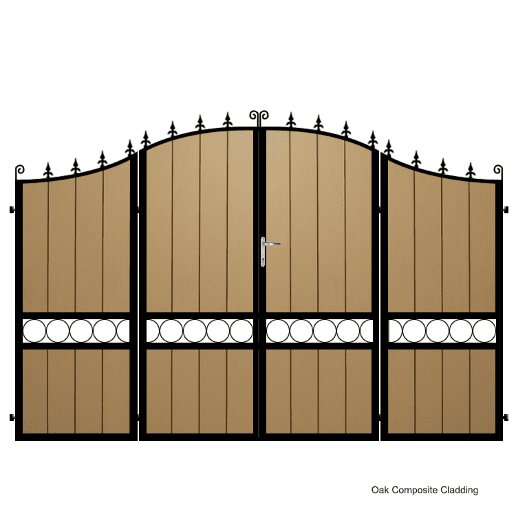 Composite Bi-fold Driveway Gate - The Southwark