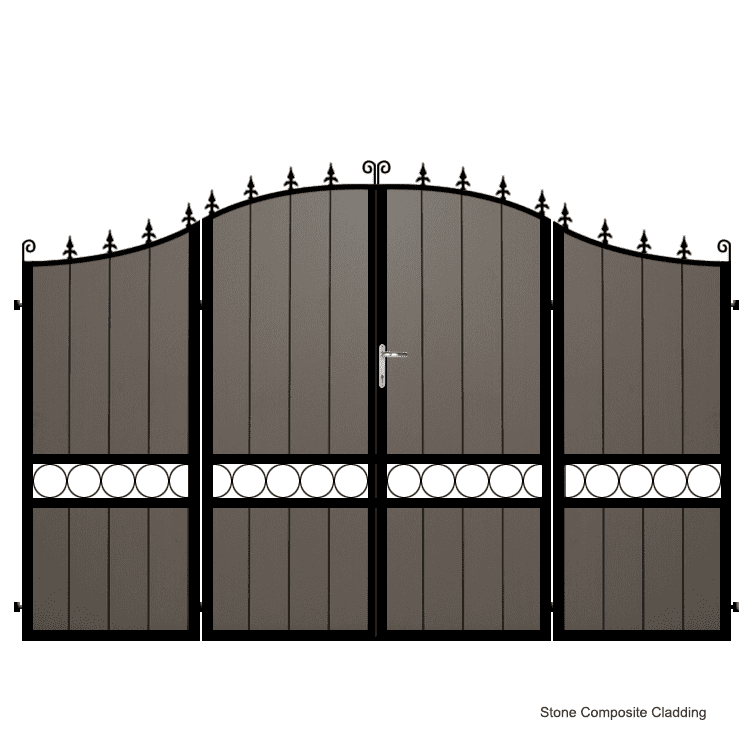 Composite Bi-fold Driveway Gate - The Southwark