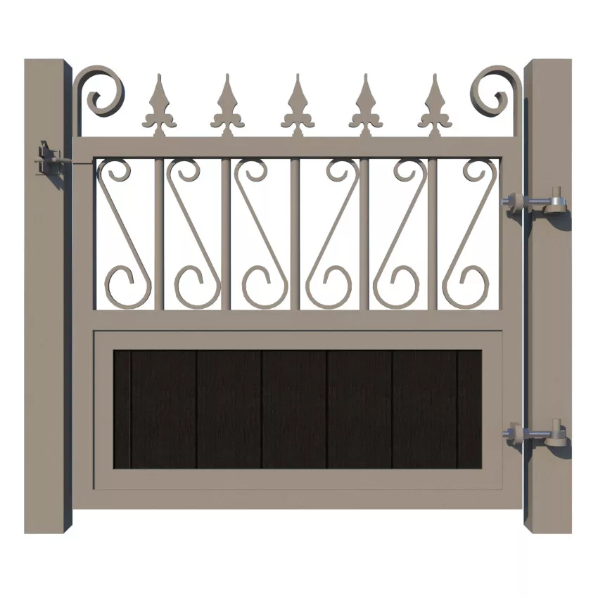 Composite Garden Gates - The Lemmington - rear