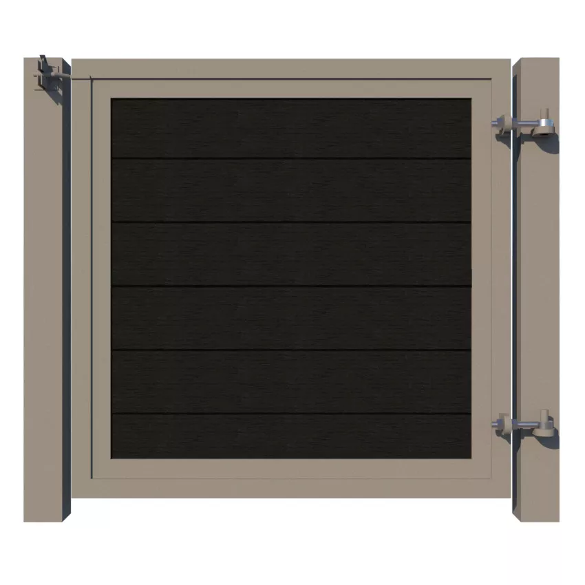 Composite Garden Gates - The Warwickshire - rear