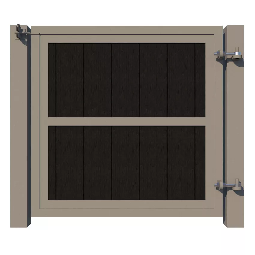 Composite Garden Gates - The York - rear