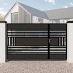 Composite Split Gate - Flat Top Modern - The Harrogate