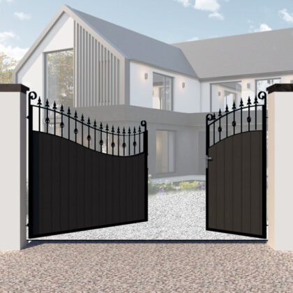 Composite Split Gate - Inner Bow - The Westfield - opening