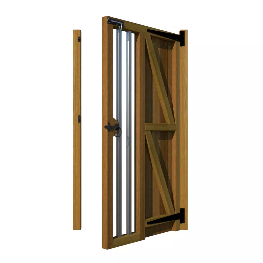 Hardwood Side Gate - Watergate - rear