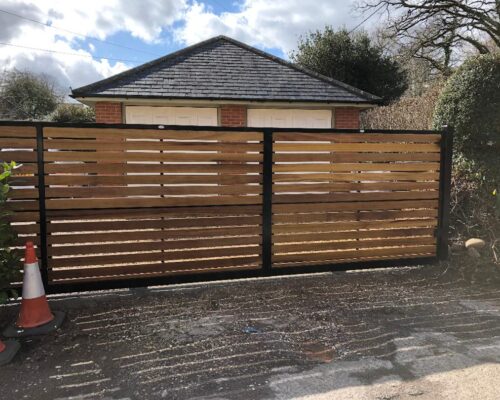 Metal Framed Gate Gallery - Gates and Fences UK