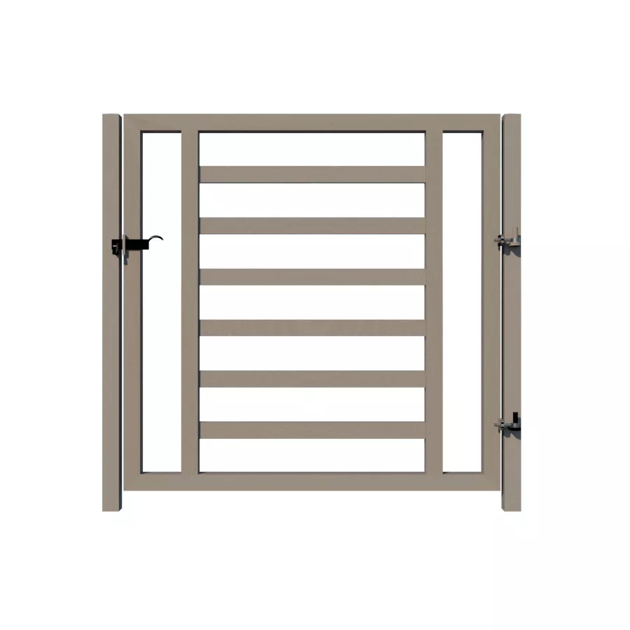 Metal Garden Gate - The Camden - rear