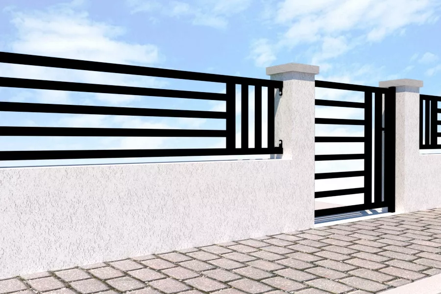 Metal Garden Gate - The Chelsea railings