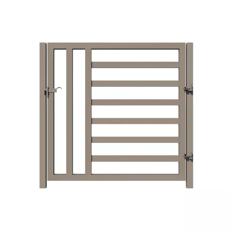 Metal Garden Gate - The Chelsea rear view