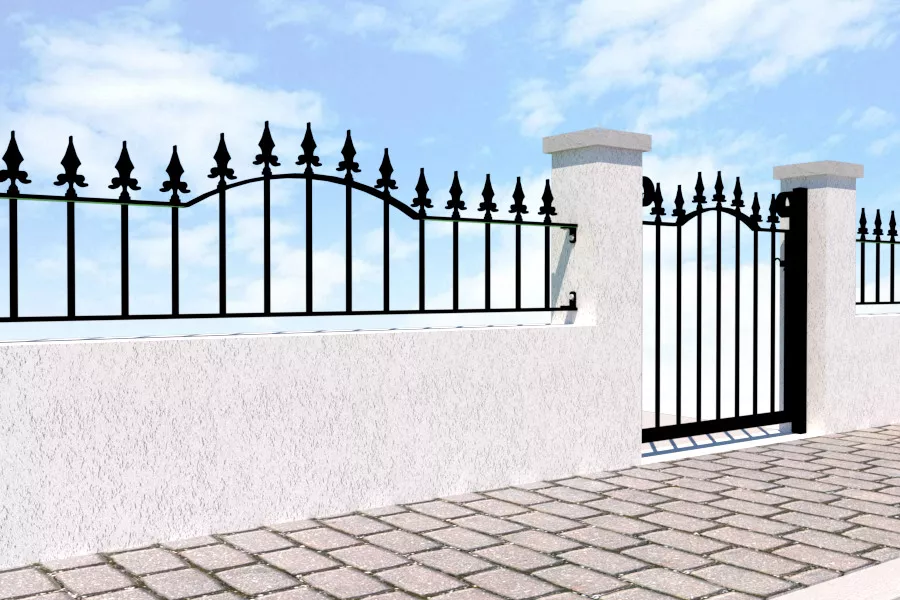 Metal Garden Gate - The Surrey - railings