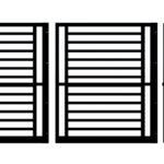 Metal Sliding Gate - The Camden - split