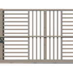 Metal Sliding Gate - The Chelsea - rear