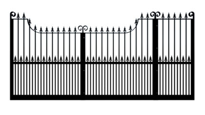 Metal Sliding Gate - The Chester