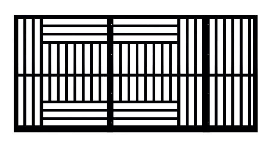 Metal Sliding Gate - The Kensington