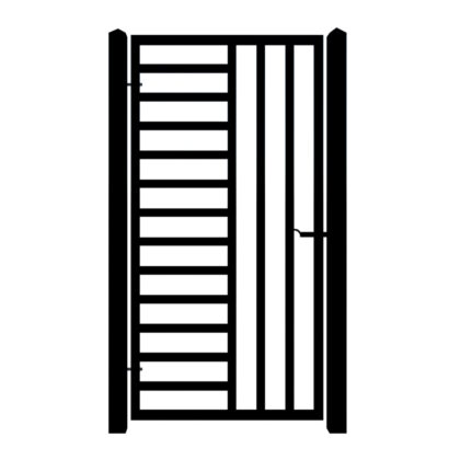 Metal side gate - The Chelsea - Gates and Fences UK