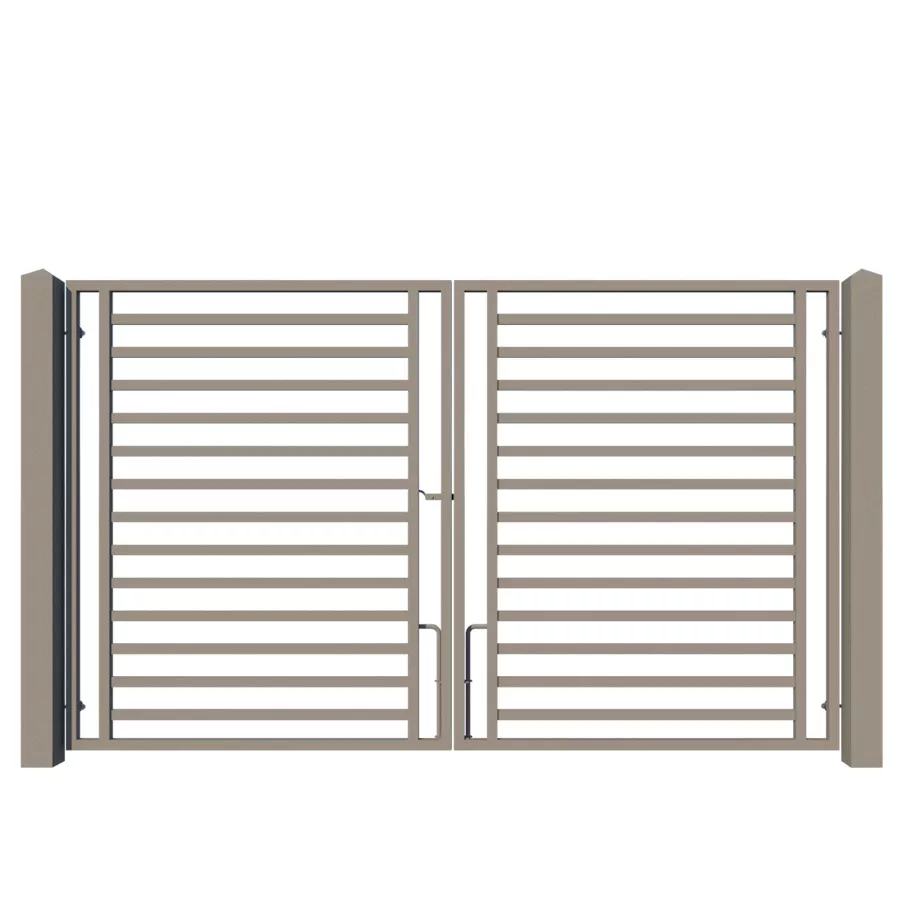 Modern Driveway Gate design - the Camden - closed