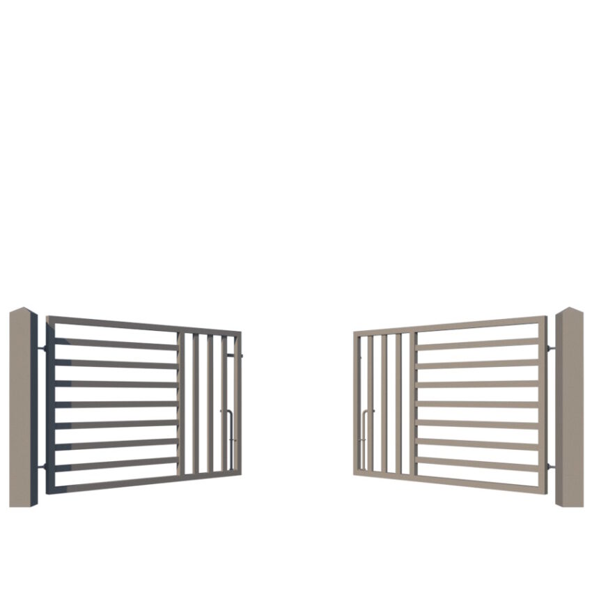Metal Driveway Gates - The Chelsea Low - Image 2