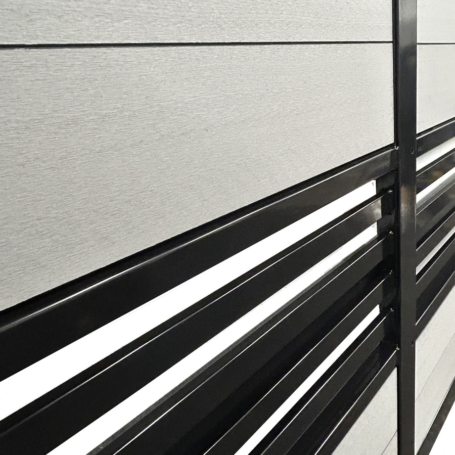 Modern Sliding gate design with composite boards - The Westgate