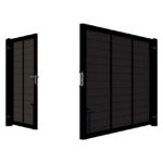 Rear Warwickshire Composite Split Gate - open