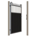 Side Gate - Composite - The Wilton - Anthracite - open
