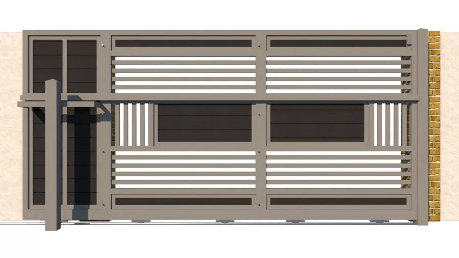 Harrogate Composite Sliding Gate