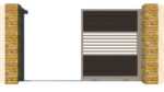 Sliding Gate in Composite - The Westgate - open