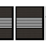 Sliding Gate in Composite - The Westgate - split