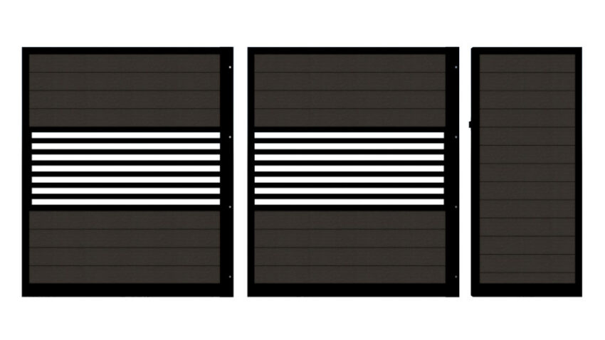 Sliding Gate in Composite - The Westgate - split