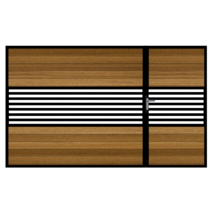 Westgate Iroko Split Driveway Gate