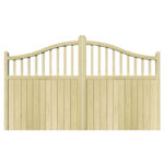 Wooden Driveway Gate - The Torbay