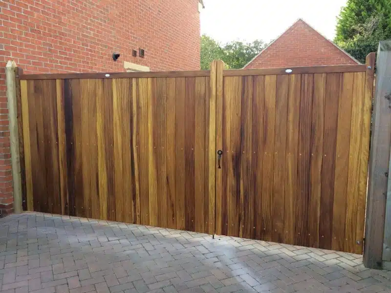 3-4 Split Hardwood Driveway Gates