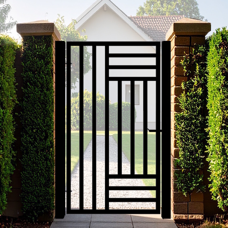 Metal-side-gate-The-Kensington-Gates-and-Fences-UK