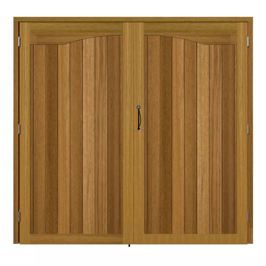 Garage Doors - Hardwood - The Regent - front