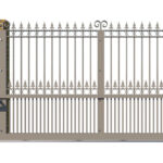 Metal Sliding Gate - The Arundel - closed