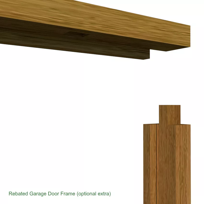 Rebated Garage Door Frame