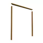 Rebated Garage Door Frame 2
