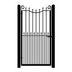 Metal side gate - The Peacehaven - Gates and Fences UK