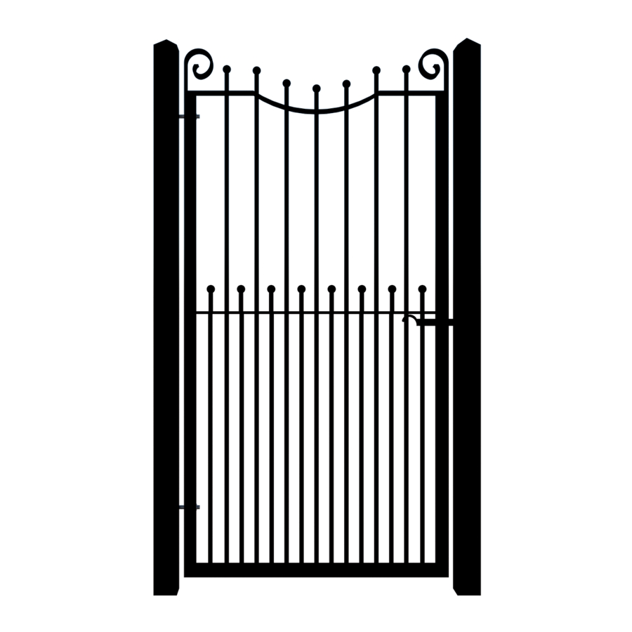 Metal side gate - The Peacehaven - Gates and Fences UK