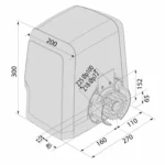 BFT Ares Ultra Sliding Gate Kit specs