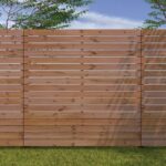 Slatted Wooden Fence Panel